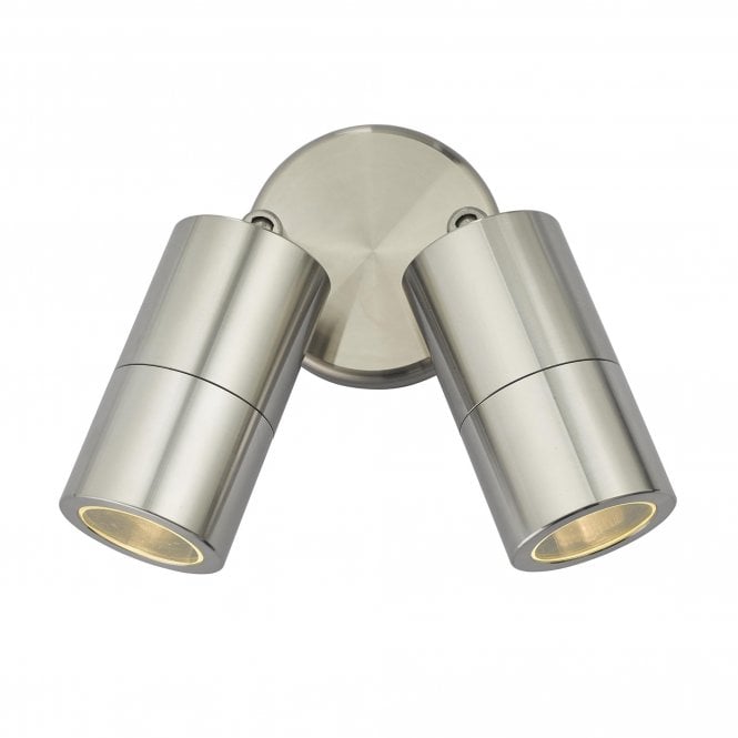 ORTEGA 2 Light Wall Light Aluminium IP65 Outdoor Rated
