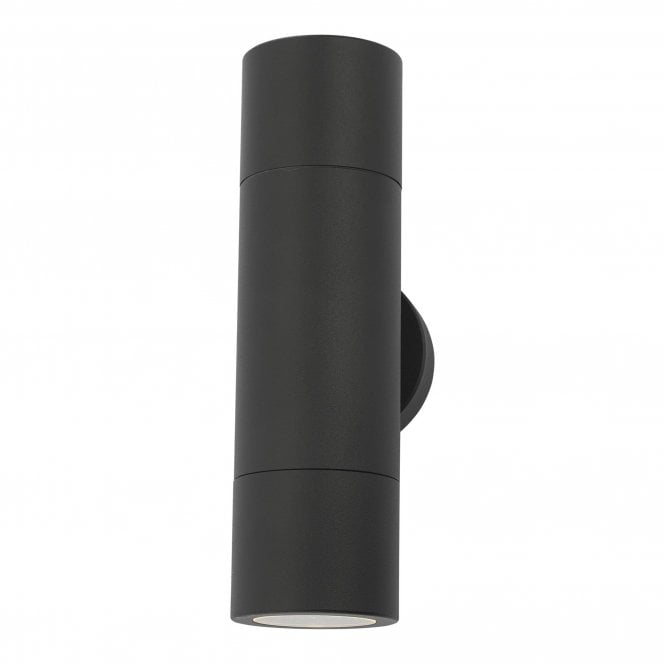ORTEGA 2 Light Wall Light Black IP65 Outdoor Rated