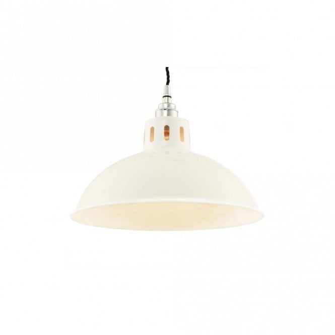 OSSON - Factory Ceiling Pendant In Powder Coated White