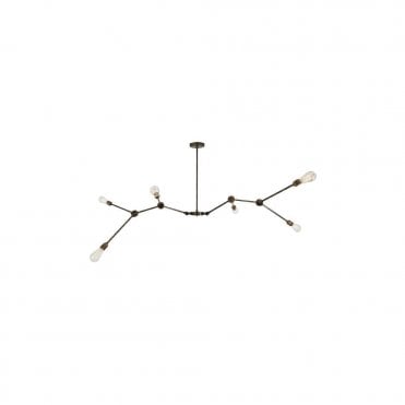 OTTAWA - Chandelier In Antique Brass