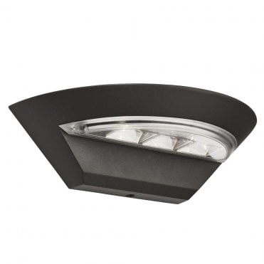 OUTDOOR DARK GREY LED WALL LIGHT