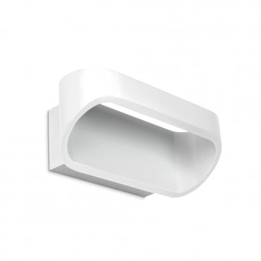 OVAL - Contemporary LED Wall Washer Light Matte White