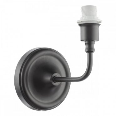 Padme matte black wall light bracket – customisable indoor lighting fixture from Lighting and Lights