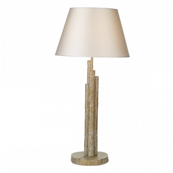 PAGODA Table Lamp Crackle Gold With Shade