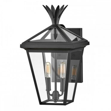 black outdoor lantern