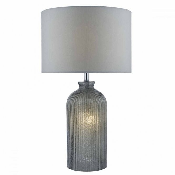 PAMPLONA - Table Lamp Grey Dual Source with Shade