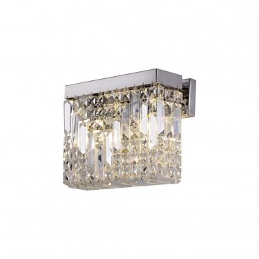 PARAGON Wall Light Polished Chrome/Crystal