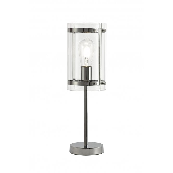 PARKER 1 Light E27 Table Lamp Polished Chrome