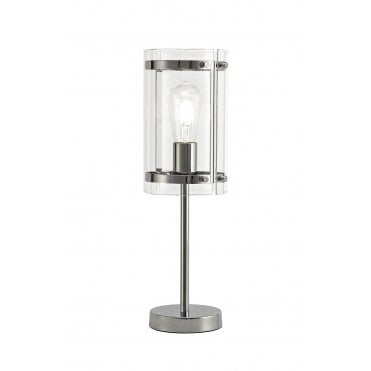 PARKER 1 Light E27 Table Lamp Polished Chrome