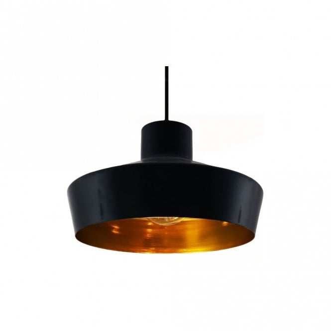PASSION - Pendant In Powder Coated Matte Black And Gold