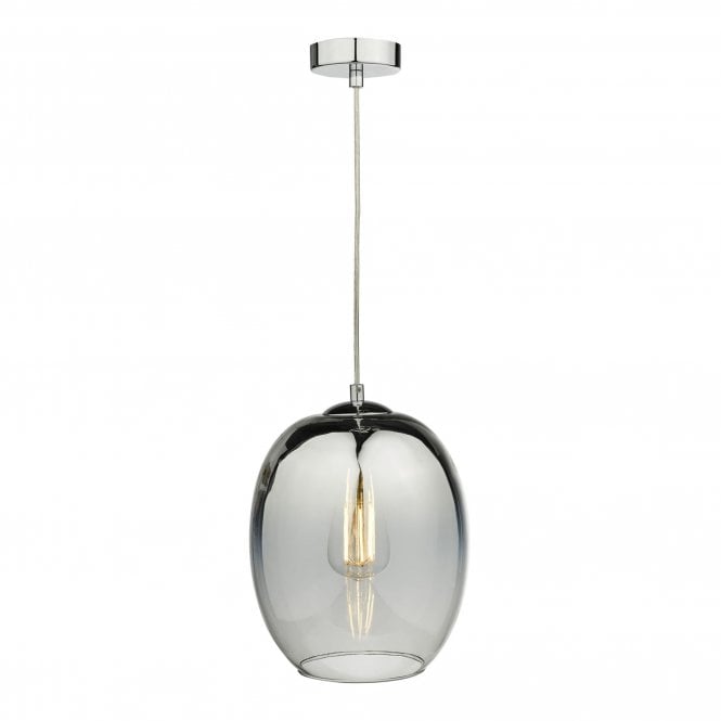 PATRICE Ceiling Pendant Ombre Silver Glass