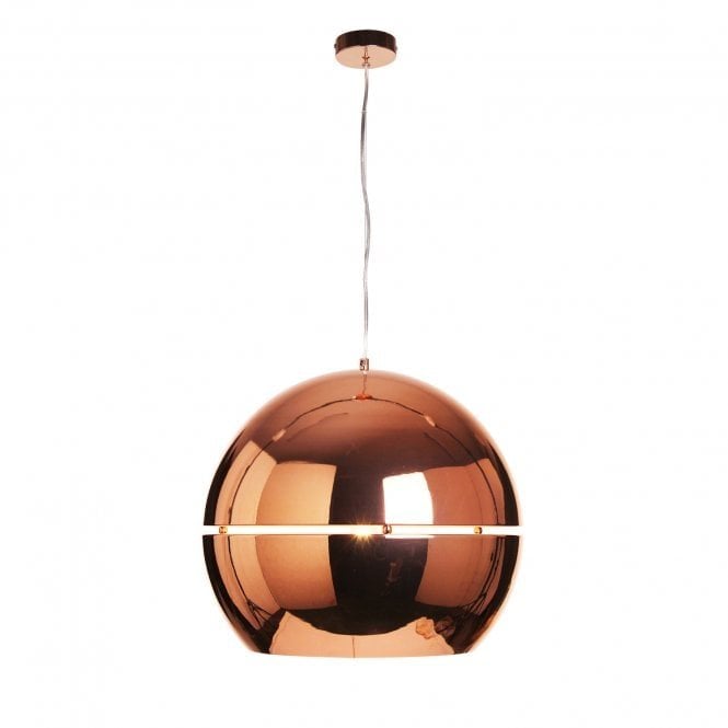 PATRONUS Ceiling Pendant Small Copper/Rose Gold Split Globe Pendant