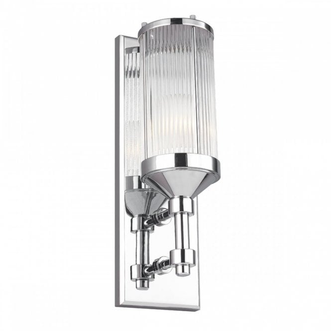 PAULSON Single Bathroom Wall Light Chrome