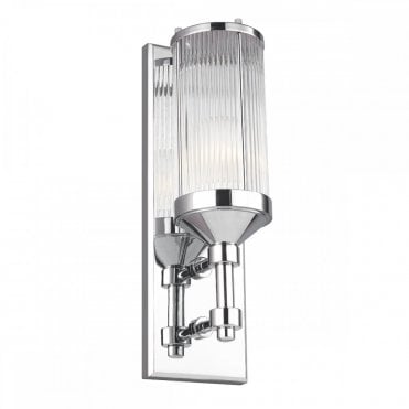 PAULSON Single Bathroom Wall Light Chrome