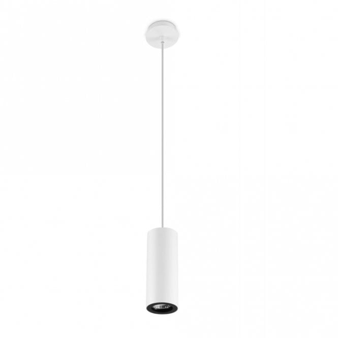 PENDANT - Pipe 1 X GU10 Max 50W Matt White Matt White