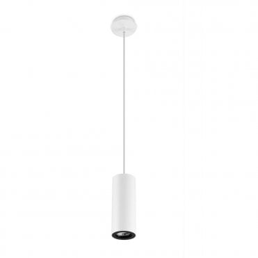 PENDANT - Pipe 1 X GU10 Max 50W Matt White Matt White