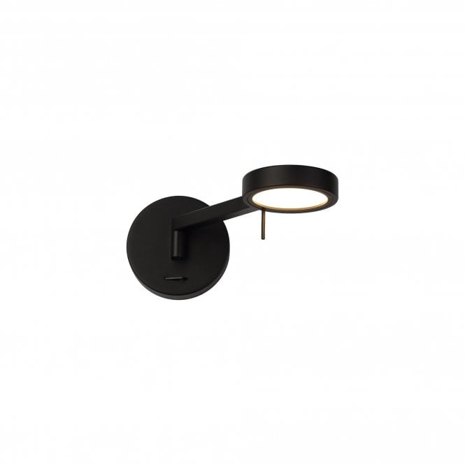 PERUSE LED Wall Light 3000K Sand Black