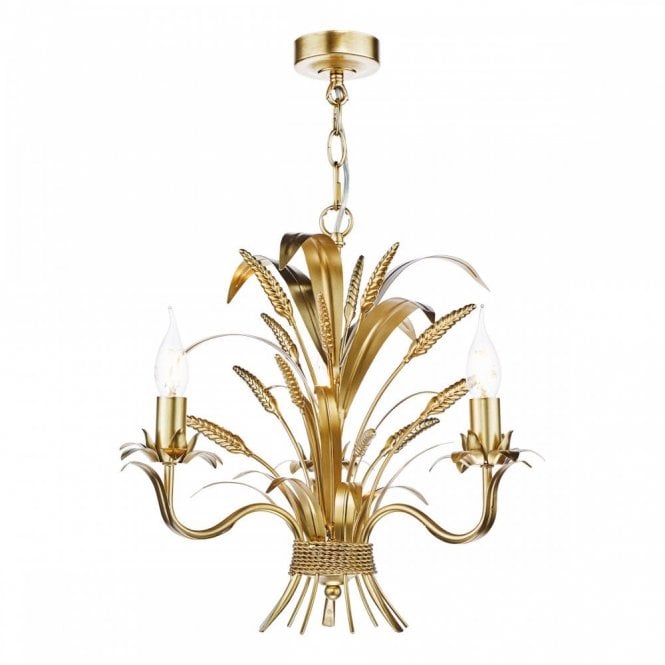 Phaedra 3 Light Pendant In Gold 