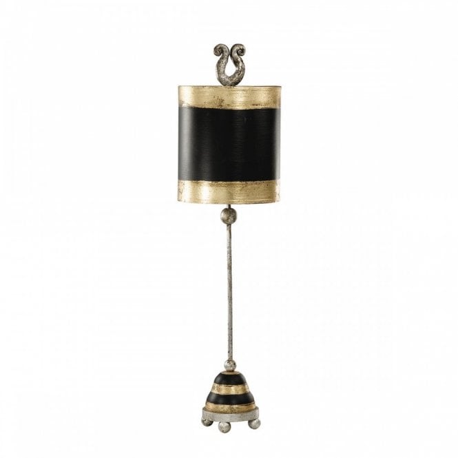 PHOENICIAN Black, Silver and Gold Table Lamp