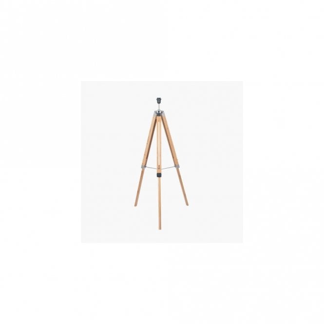 PHOTOGRAPH Bamboo Tripod Floor Lamp Base Only
