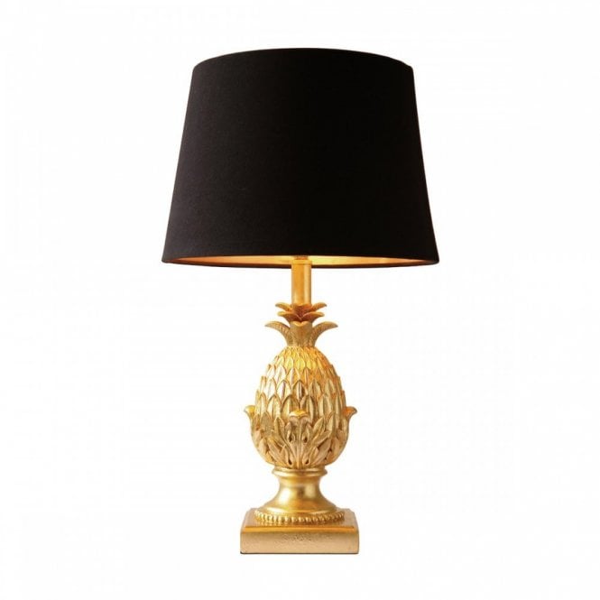 PINEAPPLE - Table Lamp Complete With Shade Gold