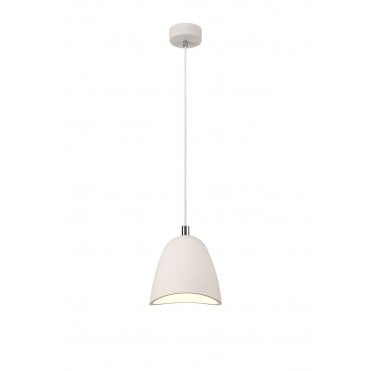 PLASTERPAINT Ceiling Pendant Light White Paintable Gypsum