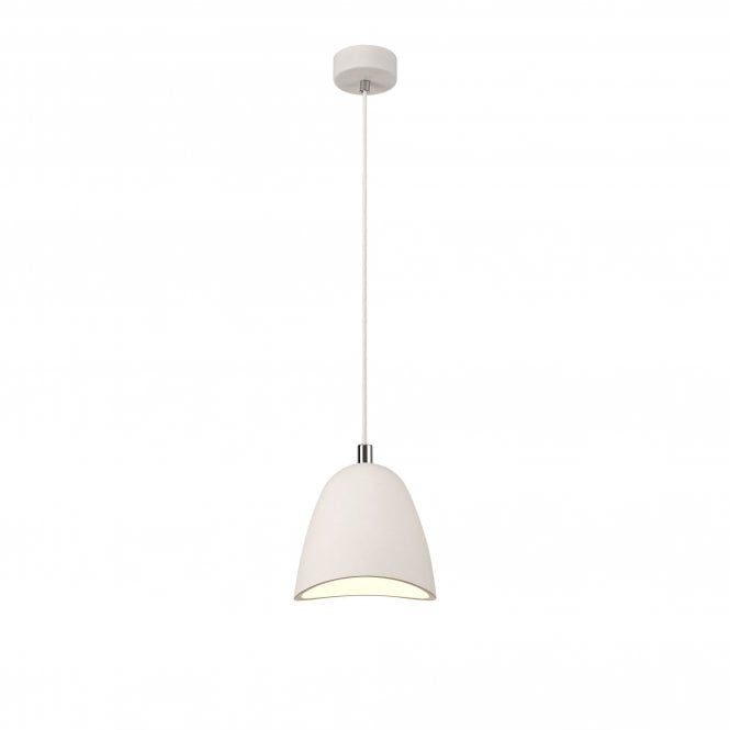 PLASTERPAINT Ceiling Pendant Light White Paintable Gypsum