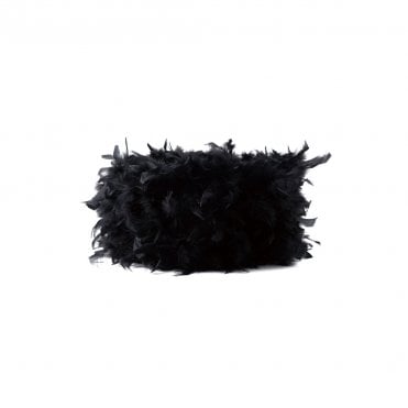 25cm Drum Feather Shade Black