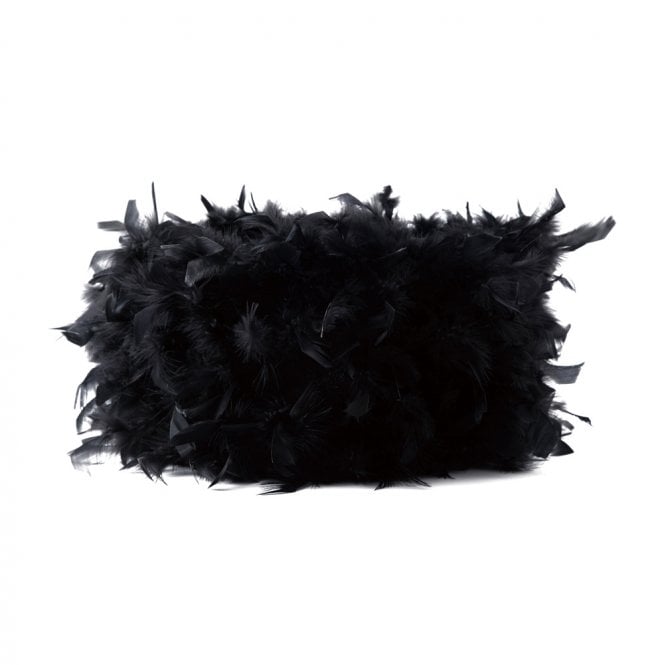 PLUMAGE 41cm Drum Feather Shade Black