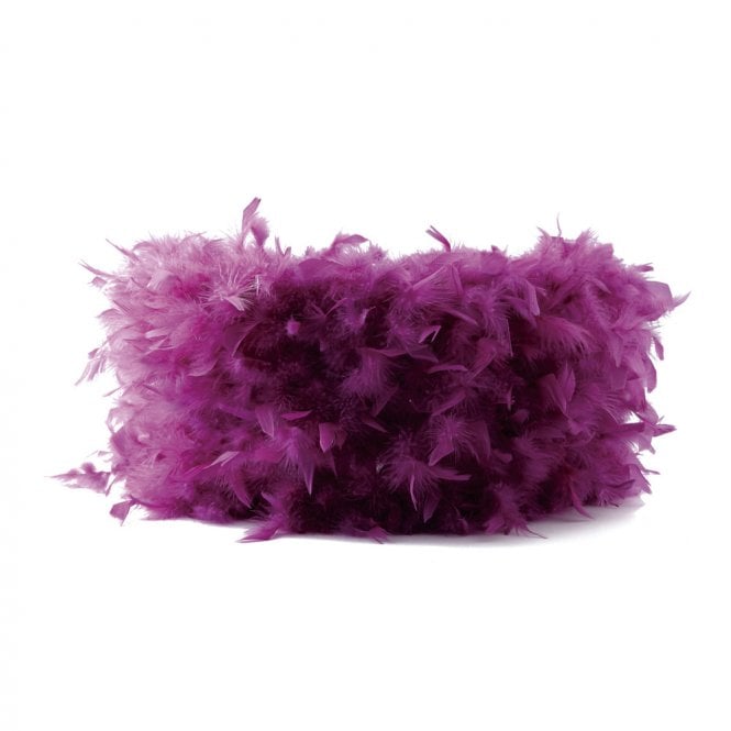 PLUMAGE 41cm Drum Feather Shade Purple