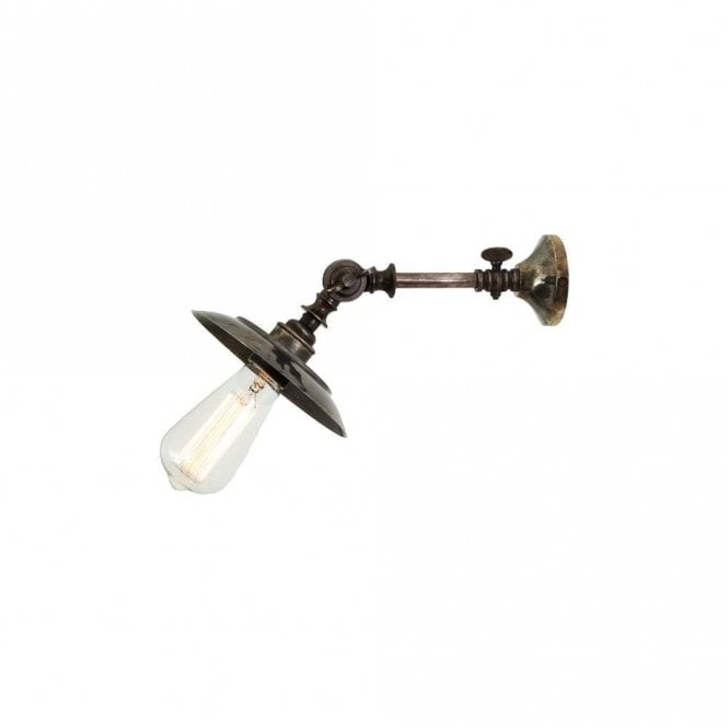PORTER - Industrial Wall Light In Antique Silver