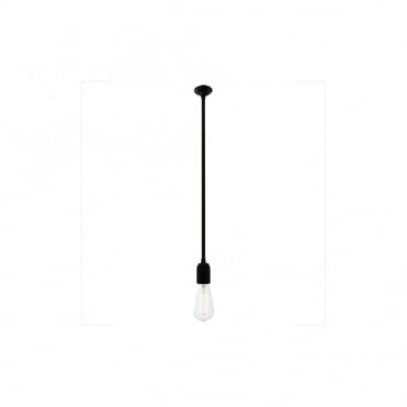POWELL - Quirky Minimalist Ceiling Pendant In Powder Coated Black