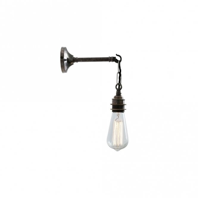 PREI - Industrial Wall Light In Antique Silver