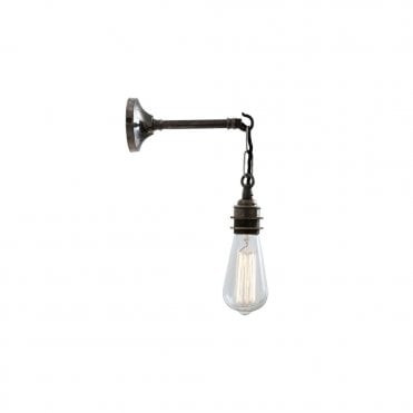 PREI - Industrial Wall Light In Antique Silver