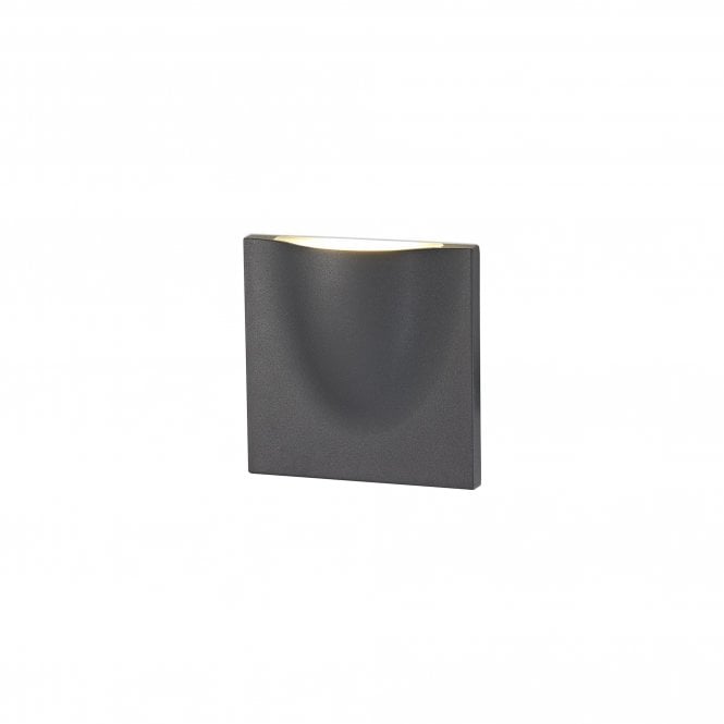 PRESTON Modern LED Outdoor Wall Light Anthracite
