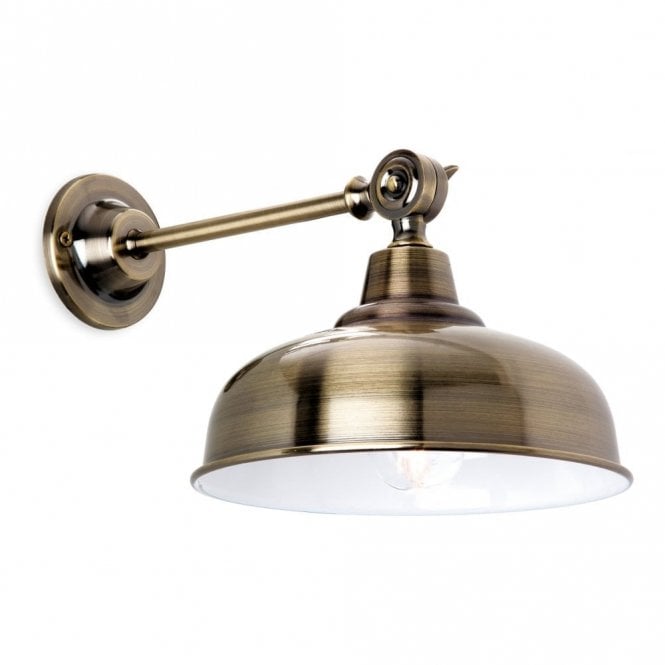 PRESTON - Wall Light Antique Brass