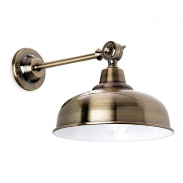 PRESTON - Wall Light Antique Brass