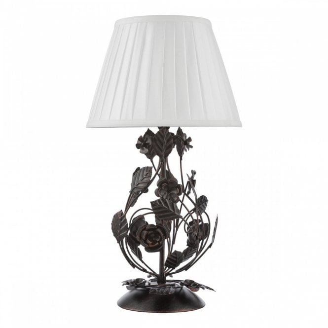 Priscilla Table Lamp in Black and Bronze (Base Only)