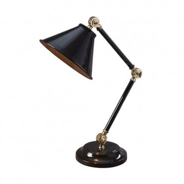 PROVENCE - Element Black/Polished Brass Table Lamp