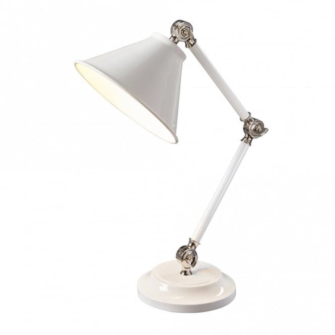 PROVENCE - Element White/Polished Nickel Table Lamp