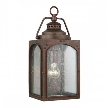 Medium Exterior Coastal Wall Lantern in Copper