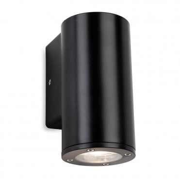 black single wall spotlight