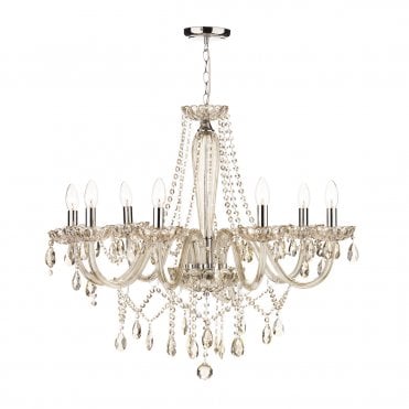 champagne gold glass chandelier