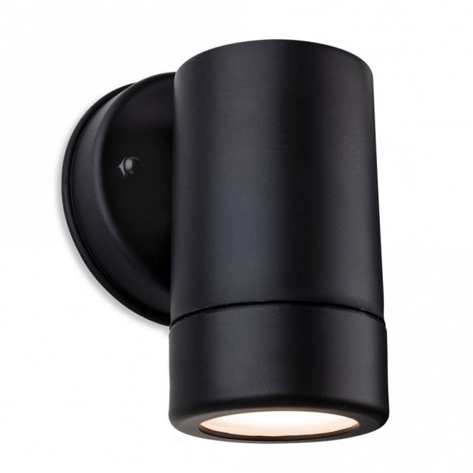 RAVEL Single LED Wall Light, Black Resin