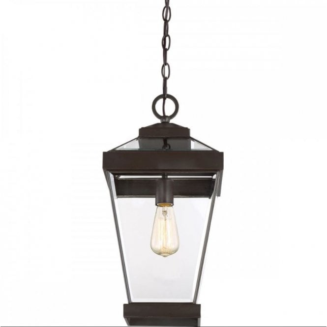 RAVINE Large Chain Lantern in Bronze