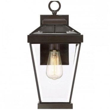 RAVINE Large Exterior Wall Lantern in Bronze