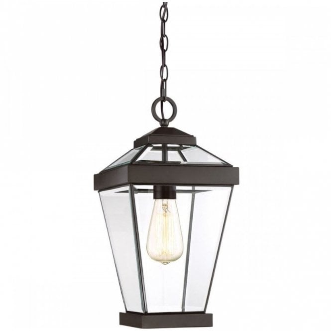 RAVINE Medium Chain Lantern in Bronze