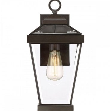 Small Exterior Wall Lantern In Bronze