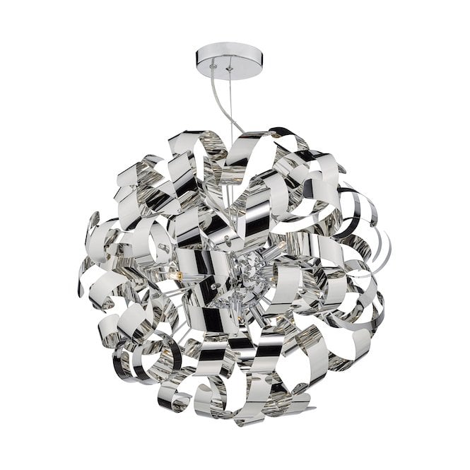 RAWLEY - 9 Light Ceiling Pendant Polished Chrome