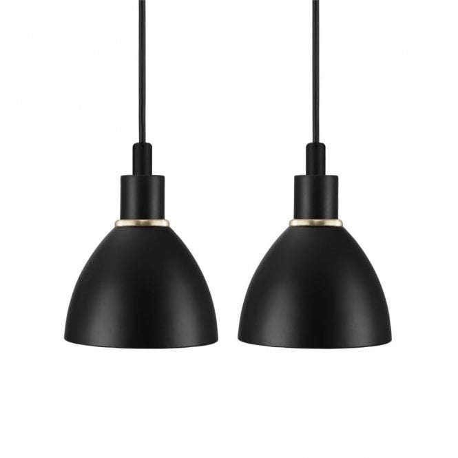 Ray Ceiling Pendant - Black (Twin Pack)